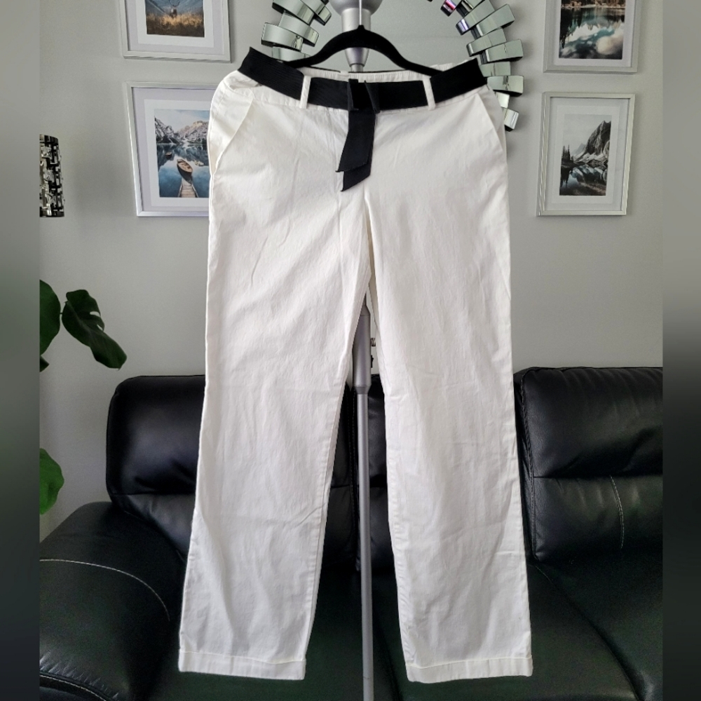 RINASCIMENTO Size Small White Cotton Pants